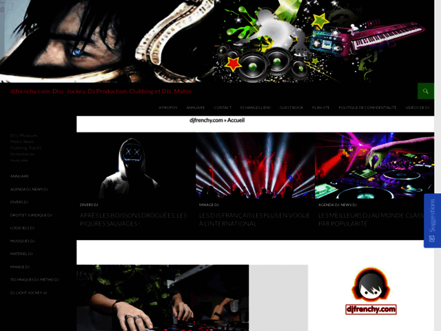 DJ Frenchy, site web officiel