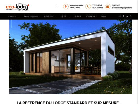 Eco-Lodgy, spécialiste de la construction en bois vous propose toute une gamme de studios et bureaux de jardin en bois.