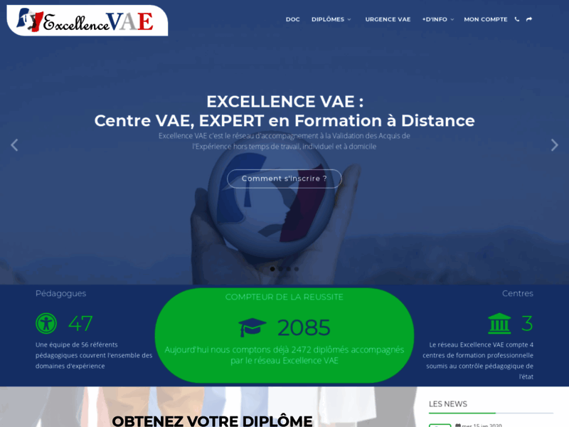 Excellence VAE | Expert formation à distance | Centre & école VAE