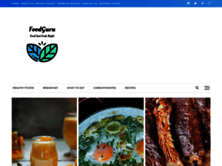 Website's thumnail : FoodGuru.TOP