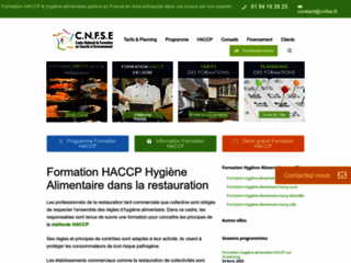 CNFSE - HACCP FORMATION
