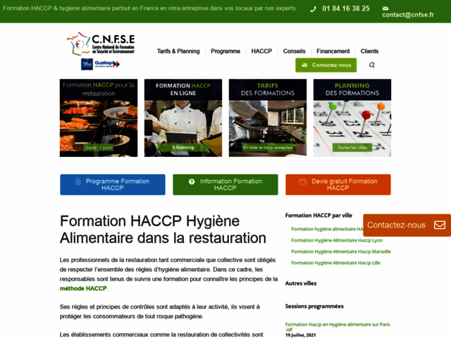 CNFSE - HACCP FORMATION