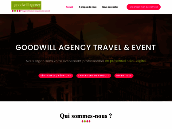 Agence de voyages d'affaires et d'événementiel - Goodwill Agency Travel & Event