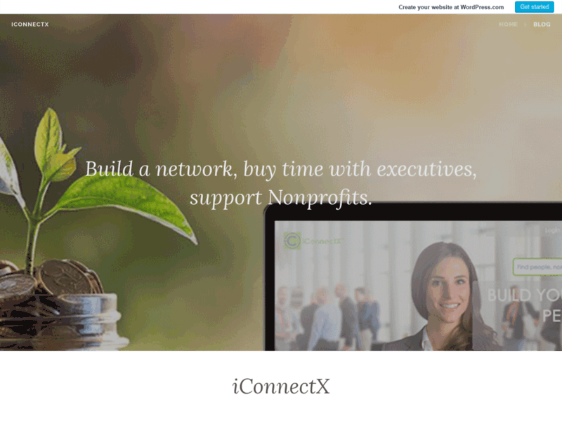 Site screenshot : Nonprofits, People, Events & Auctions - iConnectX