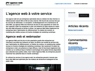 Miniature du site : JPV agence web dans le Gard, 30