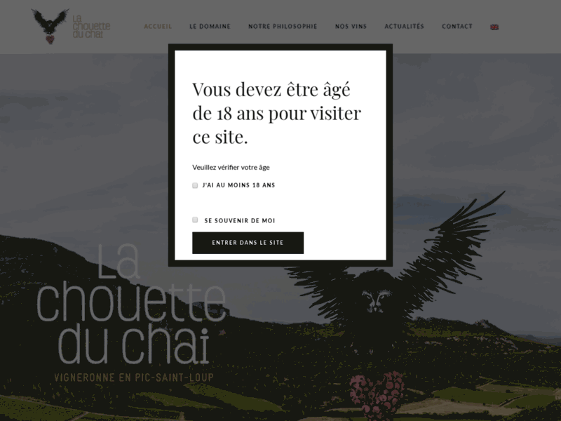 Screenshot du site : Lachouetteduchai