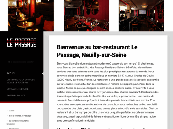 Le PasSage: restaurant à Neuilly