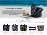 La boutique en ligne de sacs de plage