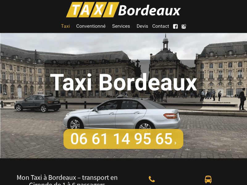 Pour tous vos déplacements avec Taxi à Bordeaux