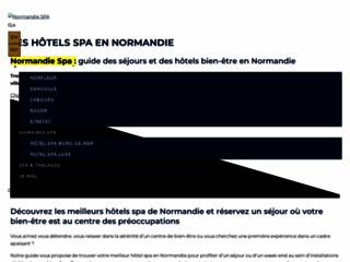 Normandie Spa : Guide des Hôtels Spa et Bien-être en Normandie
