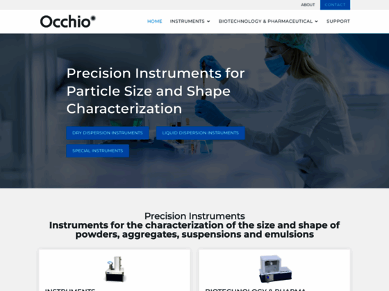 Occhio, instruments de laboratoire de haute précision