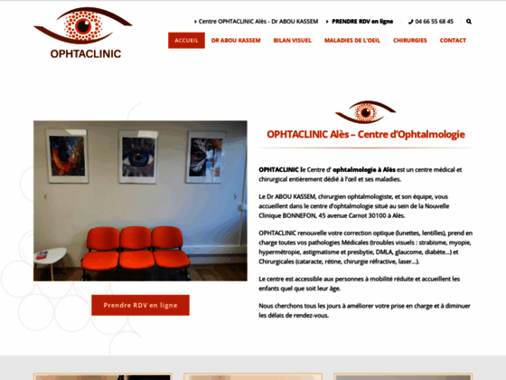 OPHTACLINIC, centre médical et chirurgical d’ophtalmologie à Alès