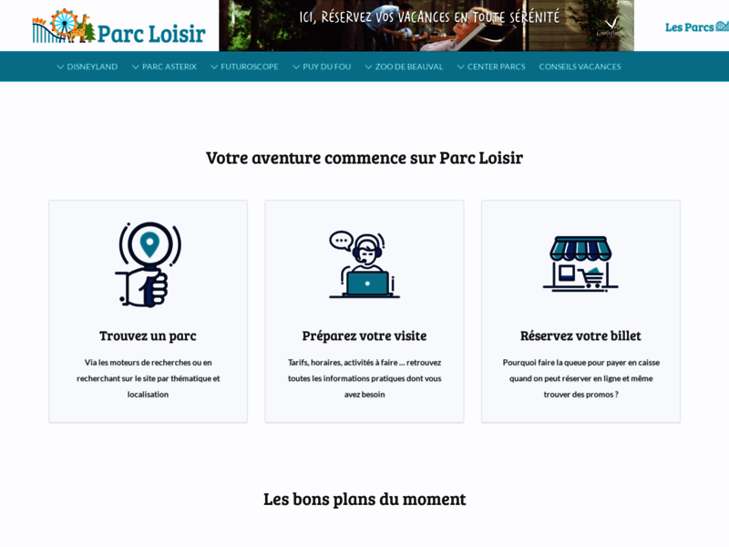 Parc Loisir - Le guide des parcs de loisirs et d'attractions en France