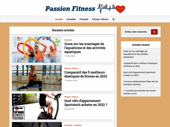 passion-fitness.eu, guide des équipements de fitness