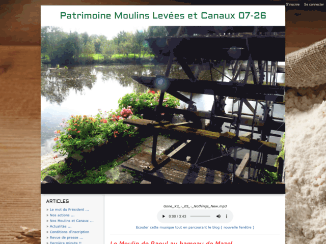 Patrimoine Moulins et Canaux 07-26