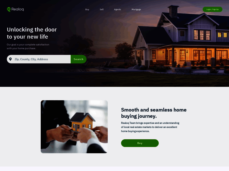 Site screenshot : Real Estate | Homes for Sale | Buy | Sell | Pre-Ap