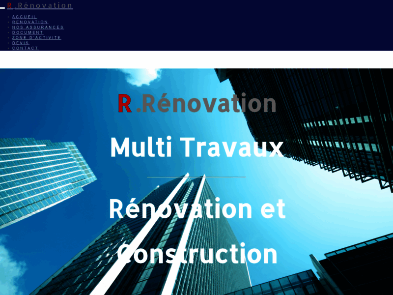 Screenshot du site : Transformation d'intérieur en Paris, Île-de-France