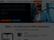 SMSup – plateforme suisse de SMS professionnels