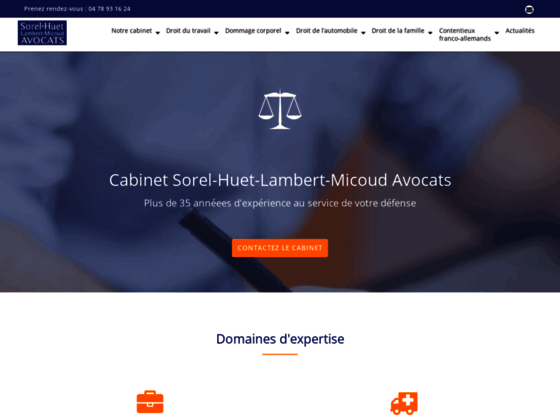 Cabinet d'avocats Sorel-Huet-Lambert-Micoud à Lyon