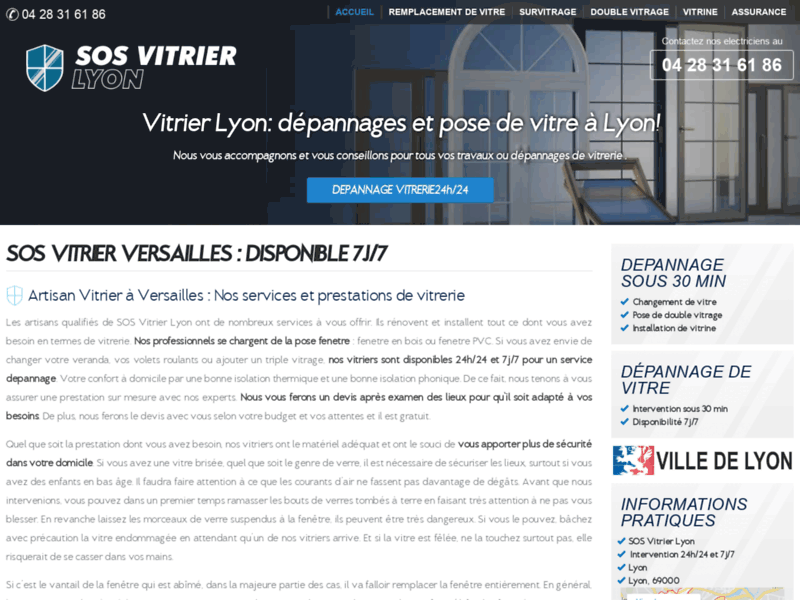 SOS Vitrier Lyon