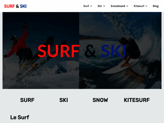 Surf and Ski