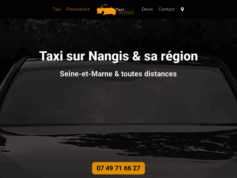 Taxi Nangis & toute distance en Seine-et-Marne