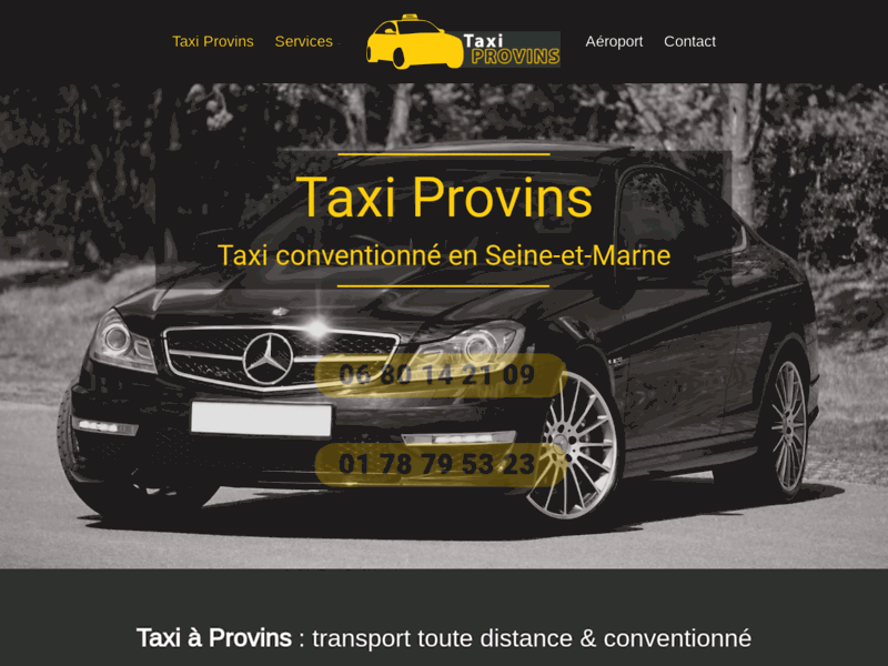 Syndicat de Taxi à Provins pour vos déplacements