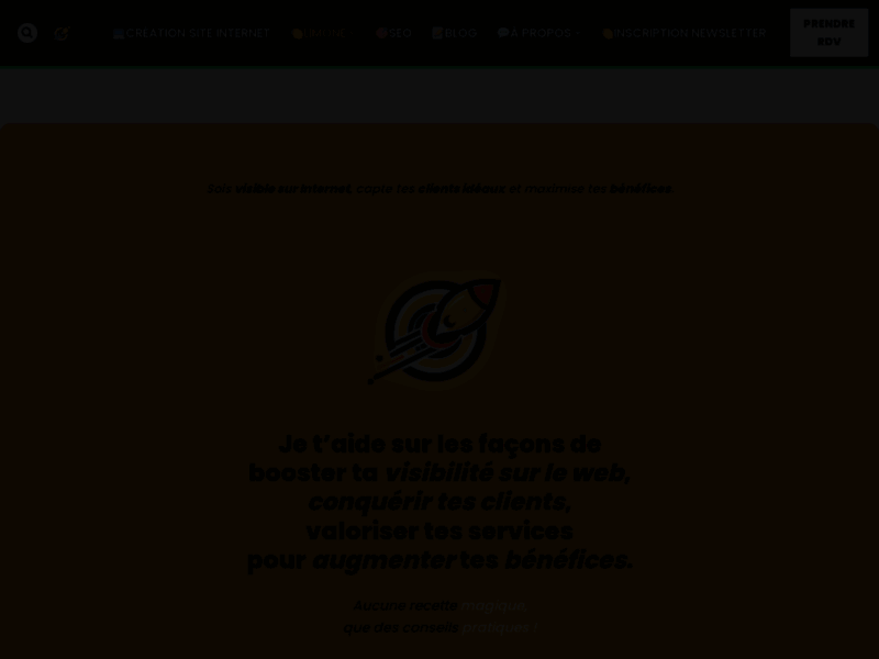 Screenshot du site : WagaRank création de site internet optimisés SEO