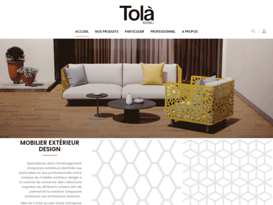 Découvrez les mobiliers extérieurs design haut de gamme de la marque Tolà Mobili