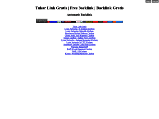 Website's thumnail : Tukar Link Gratis | Backlink Gratis