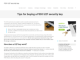 U2F Security Key : clé U2F FIDO