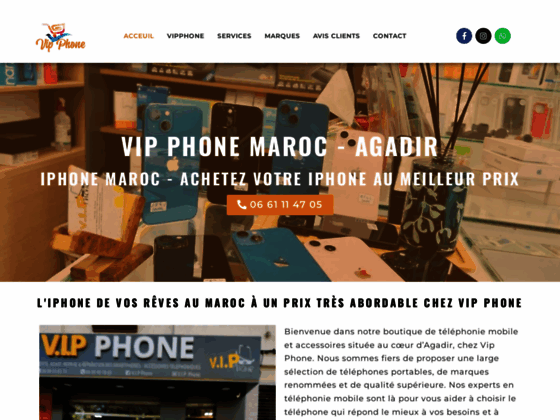 Expert en téléphonie mobile et accessoires à Agadir au Maroc