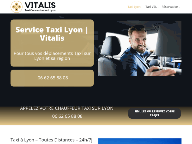 Taxi à Lyon - Vitalis