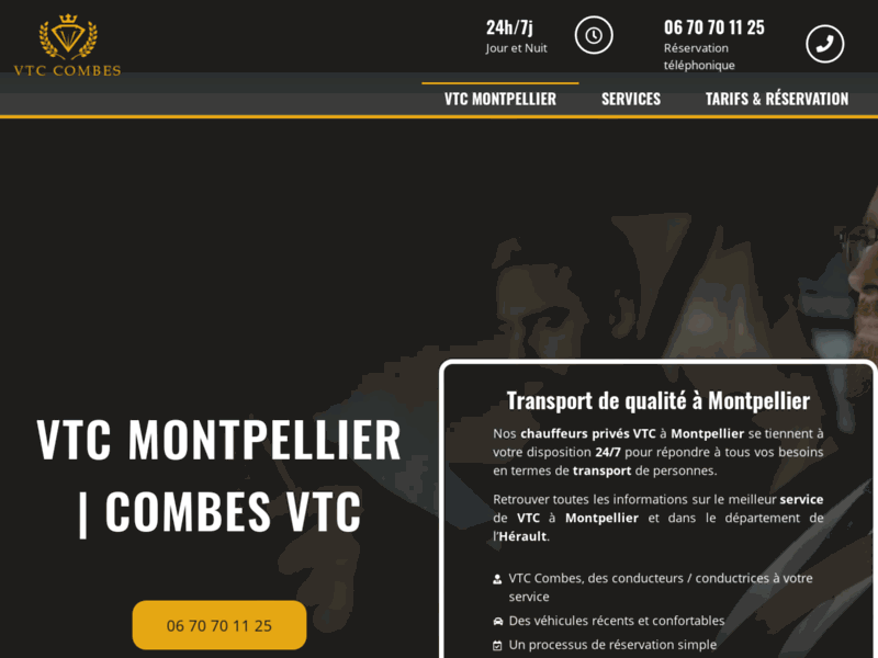 VTC Combes | VTC Montpellier