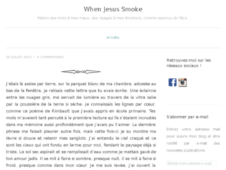 When Jesus Smoke