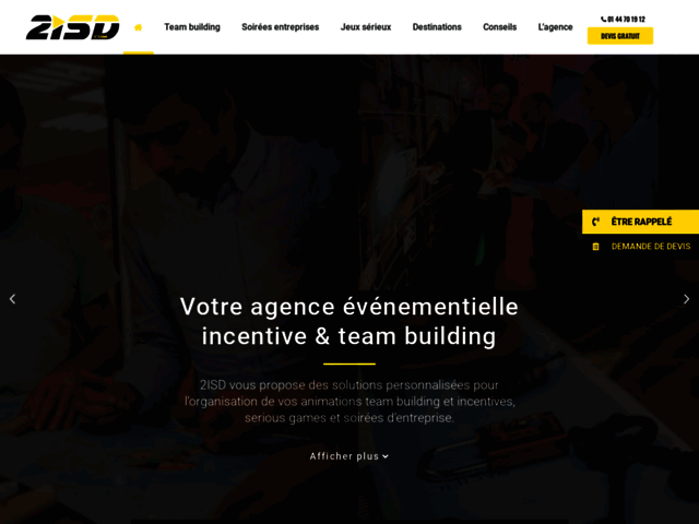 2ISD - Agence événementielle - Team Building - Incentive - Paris & Lille