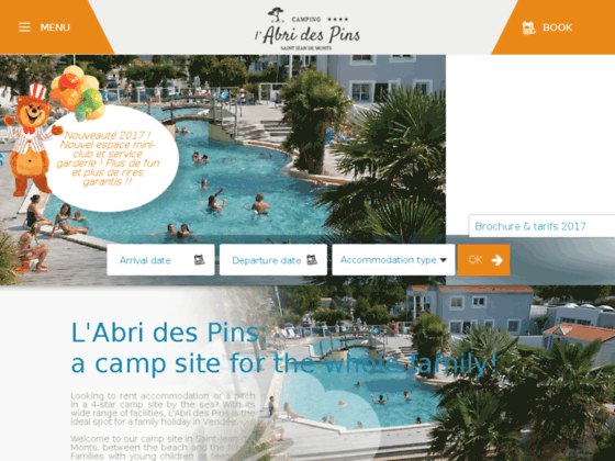 Camping Saint-Jean-de-Monts 4 étoiles : L'Abri des Pins