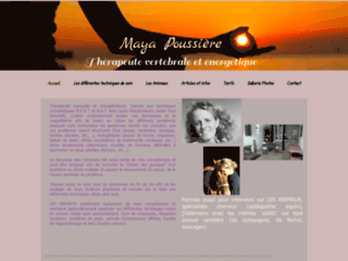 Maya Poussière, thérapeute physio-ostéopathe pour chevaux