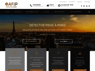 AFIP: detective prive à Paris