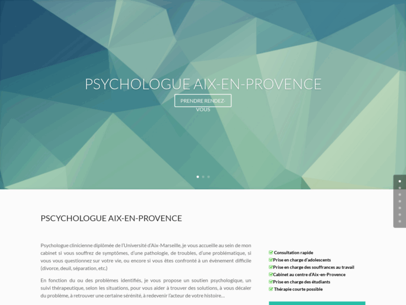 Psychologue clinicienne à Aix-en-Provence