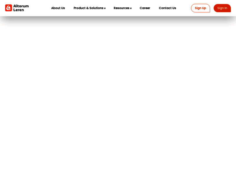 Website's screenshot : Technology Service Provider Altorum Leren