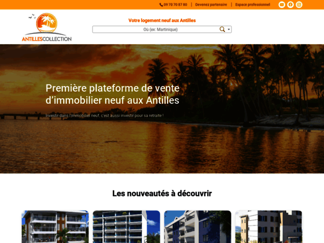 Programme immobilier neuf Guadeloupe - Antilles Collection