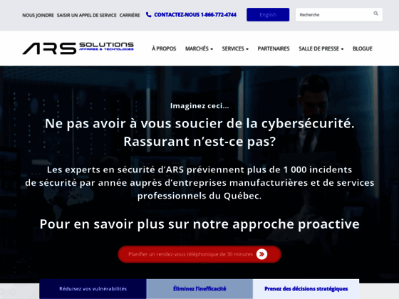ARS Solutions Expert Cybersécurité