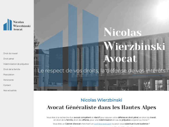 Nicolas WIERZBINSKI Avocat