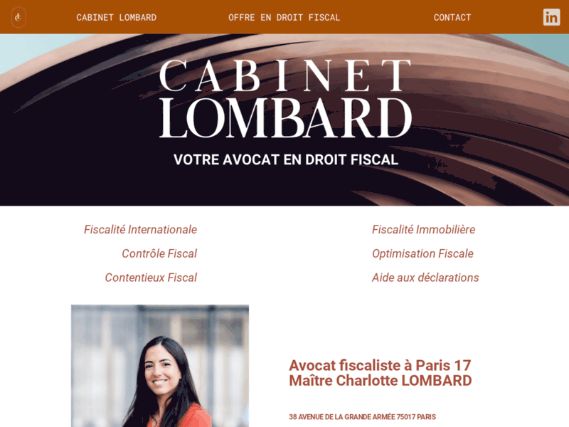 Avocat fiscaliste Paris 14-Maître Charlotte LOMBARD