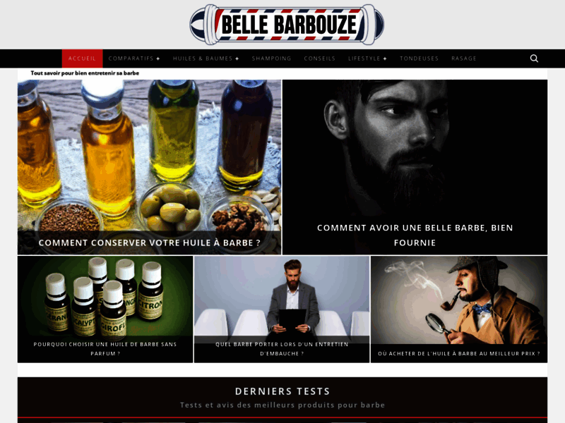 Screenshot du site : MaBelleBarbouze