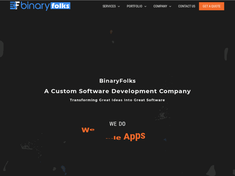 Site screenshot : Custom Software Development Company