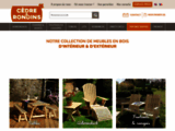 SOLDES mobilier de jardin en bois - Cèdre et Rondins