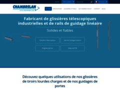 Glissières télescopiques industrielles et rails de guidage linéaire - Chambrelan