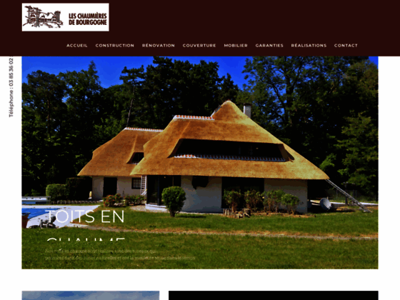 Les Chaumières de Bourgogne : construction et rénovation de toits en chaume pour habitat et mobilier